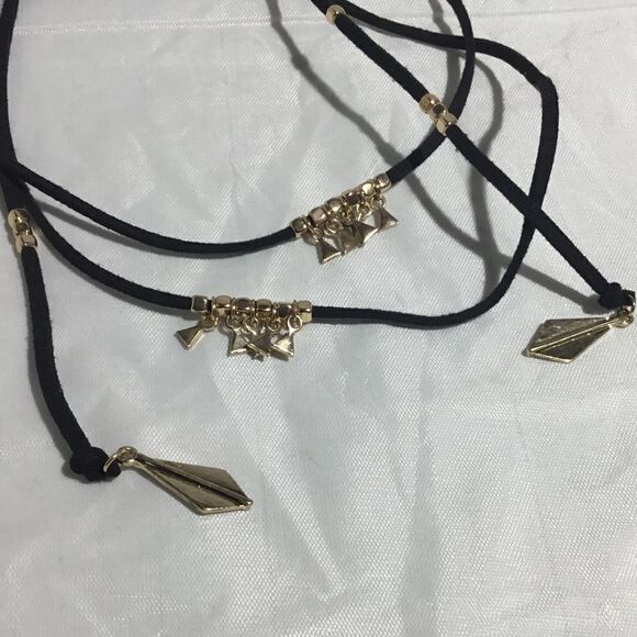 BP. Faux Suede Beaded Wrap Necklace (E2) - Picture 4 of 4